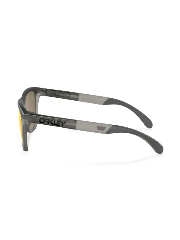 【新品】OAKLEY_FROGSKINS_WOODGRAIN_TITANIUM CLEAR_日本正規品_オークリー_木フレーム×クリアレンズ_フロッグスキン Oakley Frogskins™ square-frame Sunglasses | Grey | FARFETCH UK
