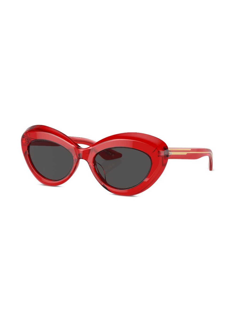 Shop Oliver Peoples 1968c Cat-eye Frame Sunglasses In Red