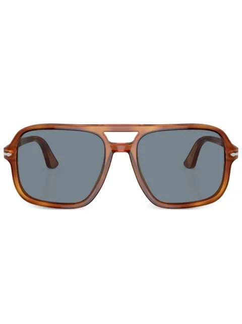 Persol lentes de sol con armazón estilo piloto tipo carey