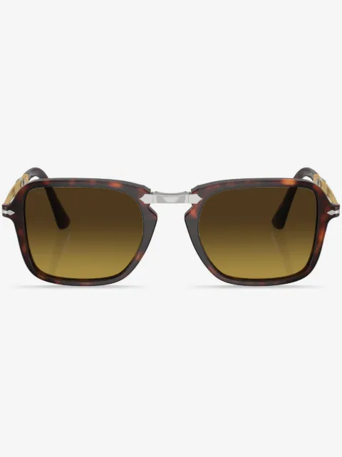 Persol Eckige Sonnenbrille in Schildpattoptik