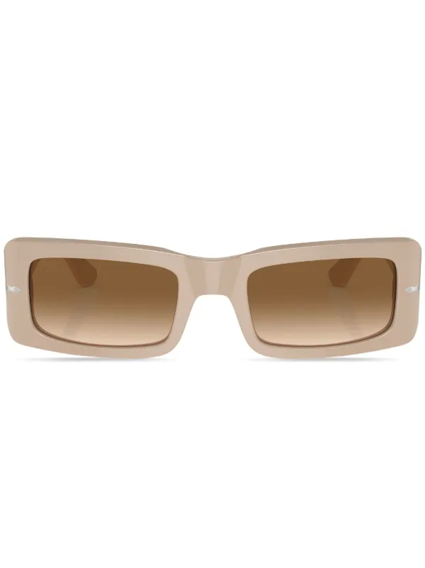 PERSOL ブラウンフレーム サングラス Persol Francis スクエアフレーム サングラス | ブラウン | FARFETCH JP