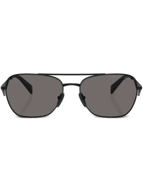 Prada Eyewear triangle-logo pilot sunglasses