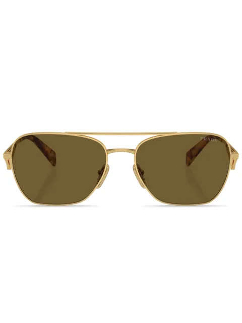 Prada Eyewear triangle-logo pilot sunglasses