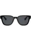 Prada Eyewear logo-lettering D-frame sunglasses - Black