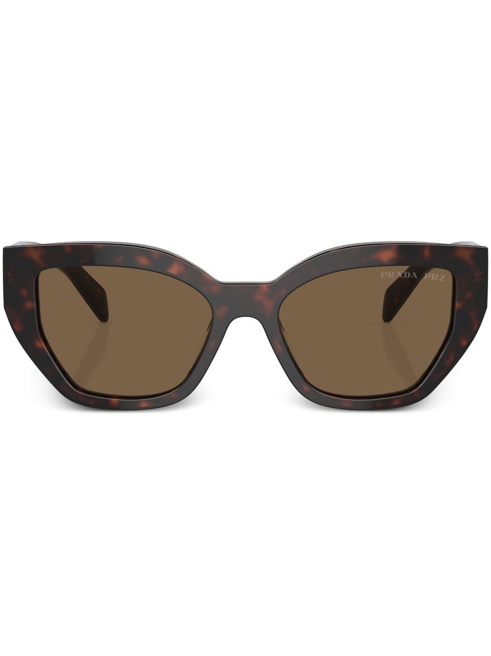 Prada Cat-eye-sonnenbrille In Schildpattoptik In Brown