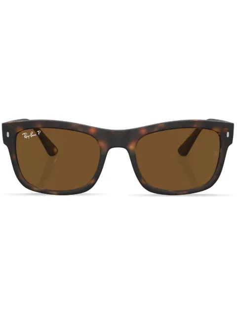 Ray-Ban lentes de sol con armazón cuadrada estilo carey