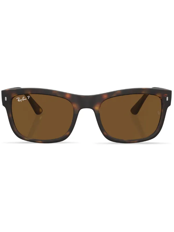 口コミ サイト 商品 Ray-Ban トータスシェル スクエアフレーム サングラス 小物