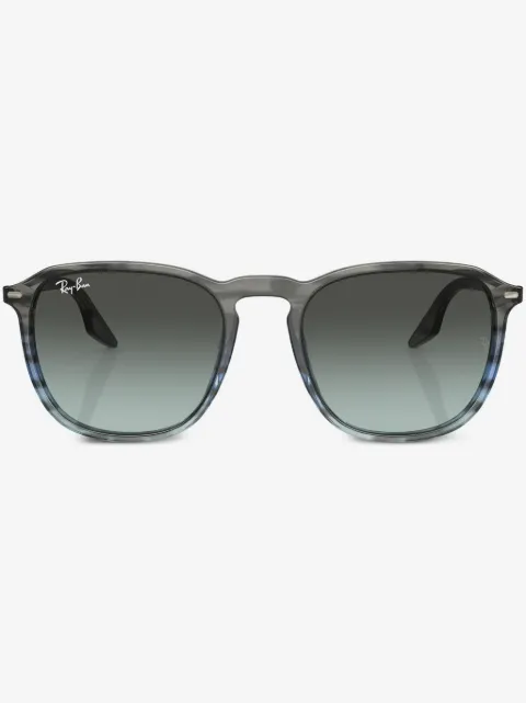 Ray-Ban runde solbriller med logobogstaver