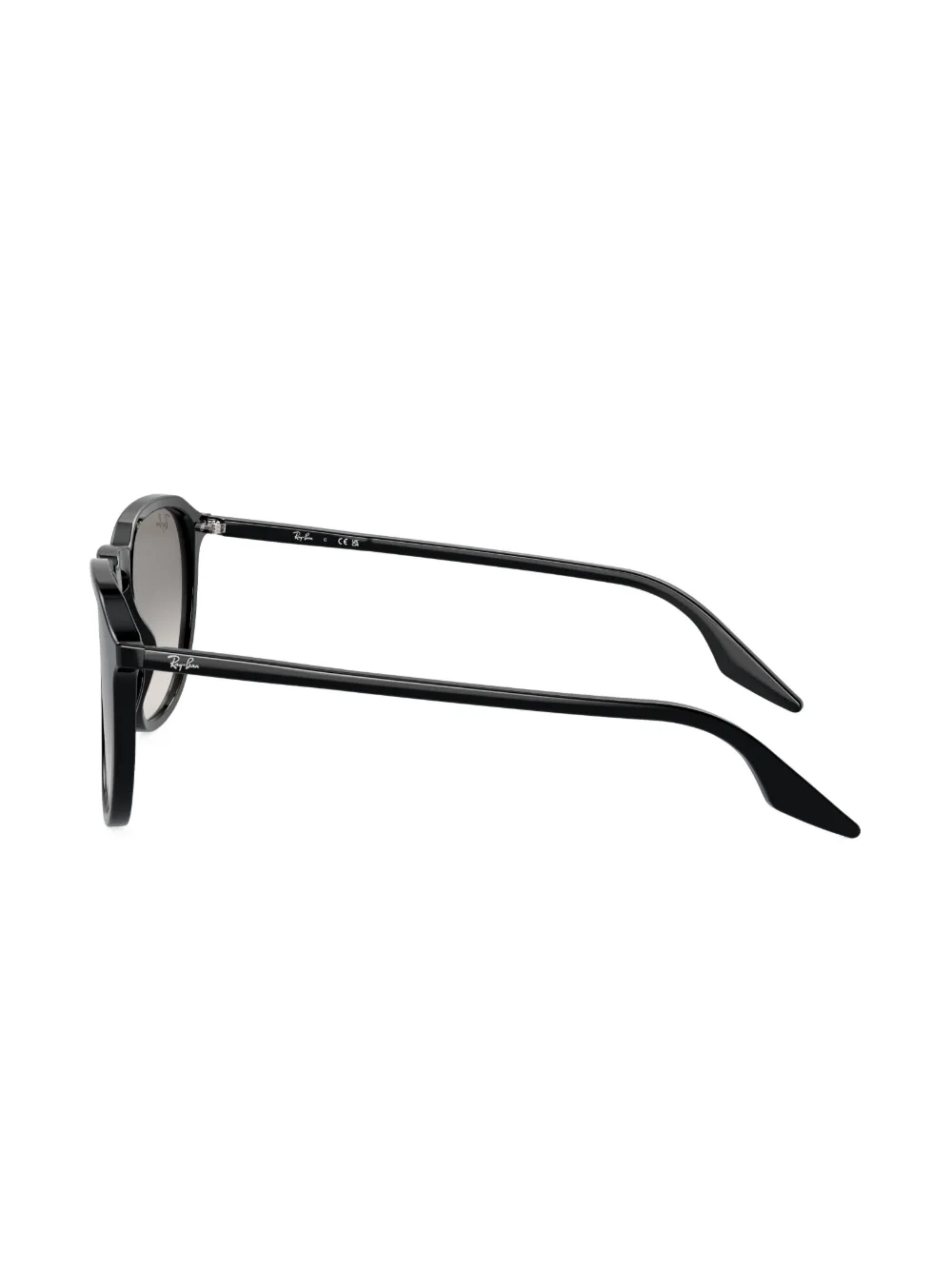 Ray-Ban Zonnebril met rond montuur Zwart