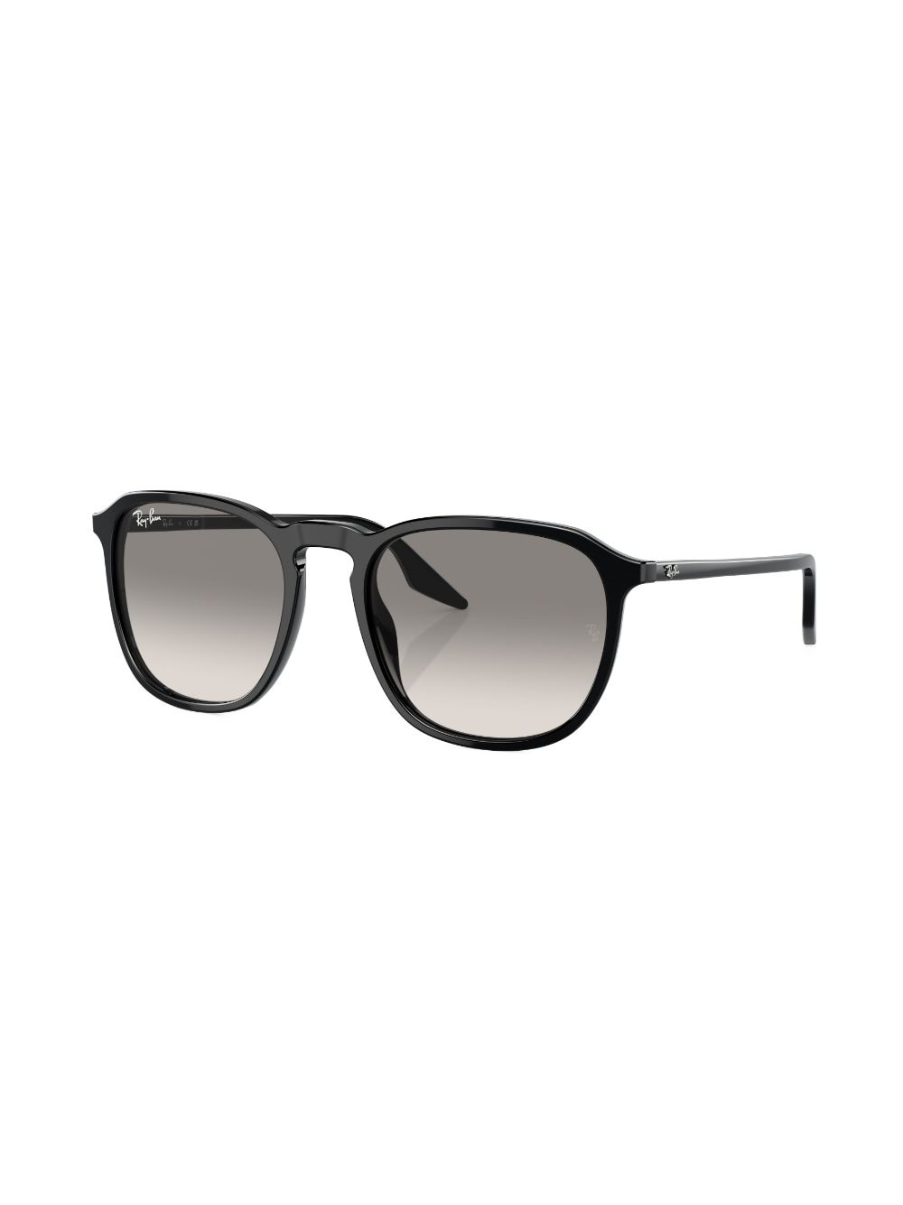 Ray-Ban round-frame acetate sunglasses - Zwart