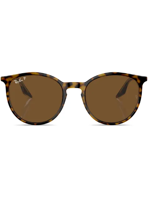 Ray-Ban logo-print round-frame sunglasses 