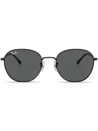 Ray Ban round frame Metal Sunglasses Farfetch