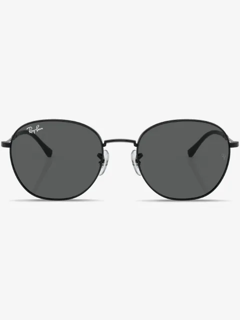 Ray-Ban round-frame metal sunglasses