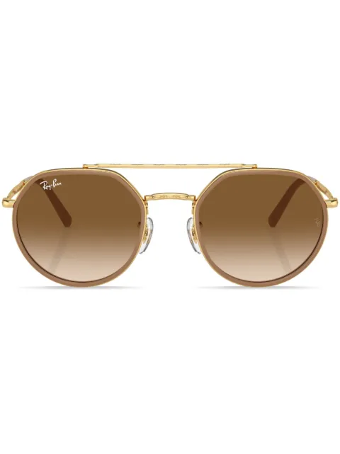 Ray-Ban logo-print round-frame sunglasses 