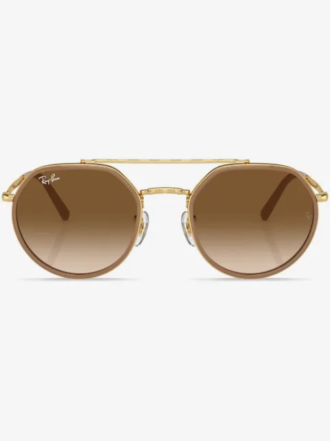 Ray-Ban logo-print round-frame sunglasses 