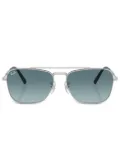 Ray-Ban New Caravan square-frame sunglasses - Silver