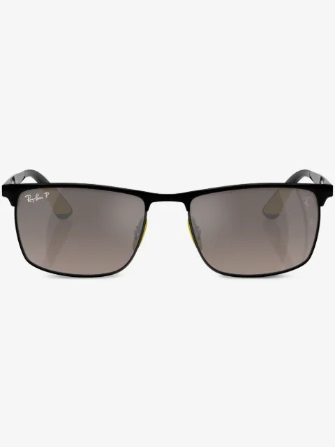 Ray-Ban Chromance logo-plaque sunglasses