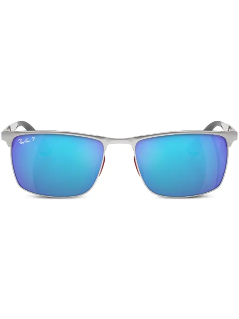 Ray-Ban Chromance logo-plaque sunglasses 