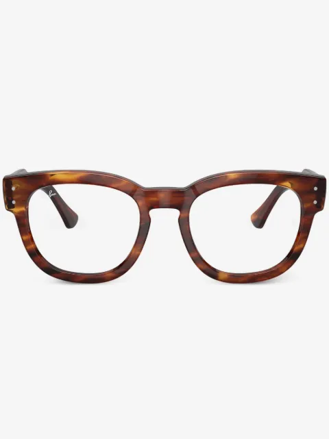 Ray-Ban Mega Hawkeye logo-lettering glasses 
