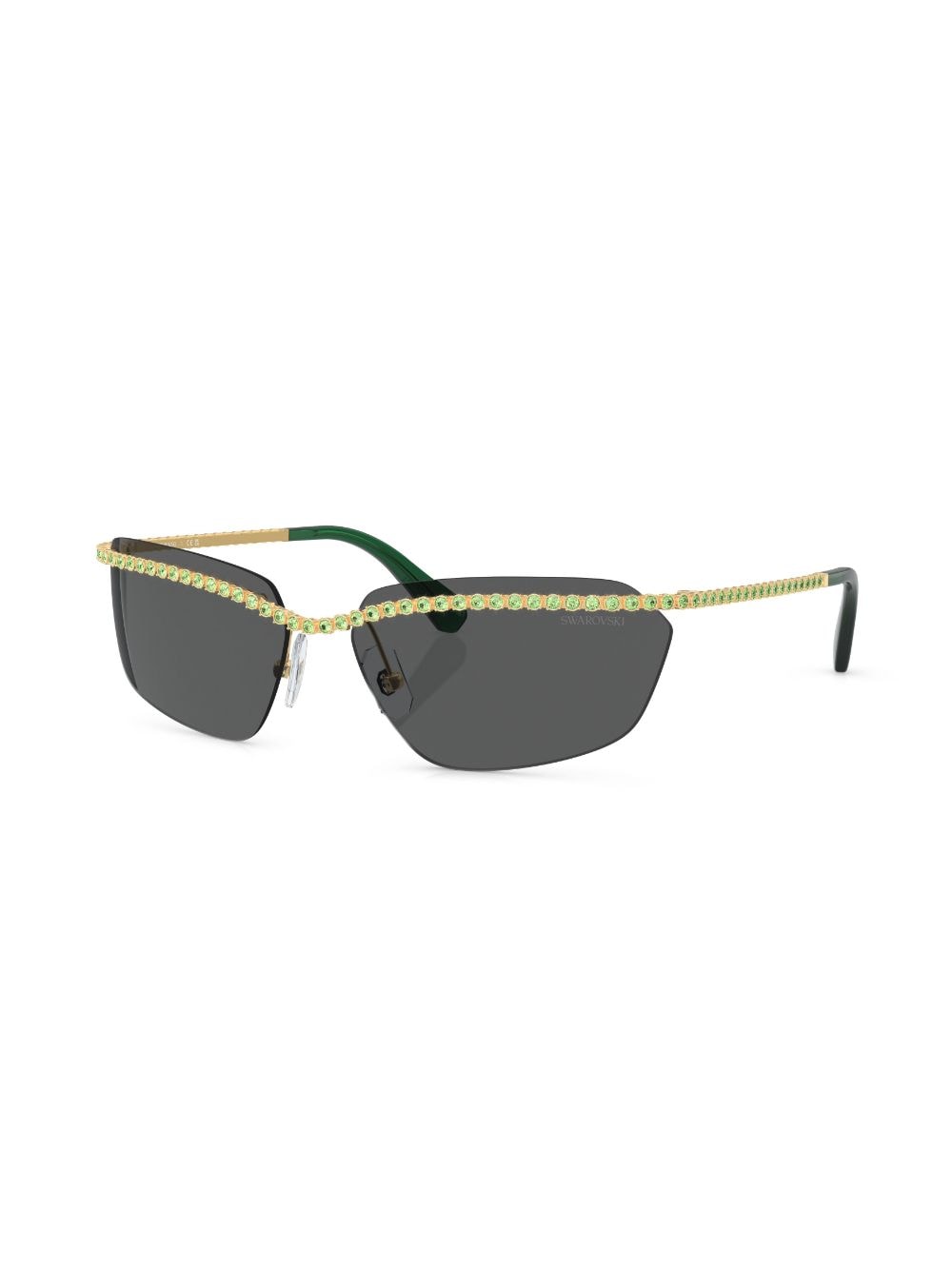 Image 2 of Swarovski crystal-embellished frameless sunglasses