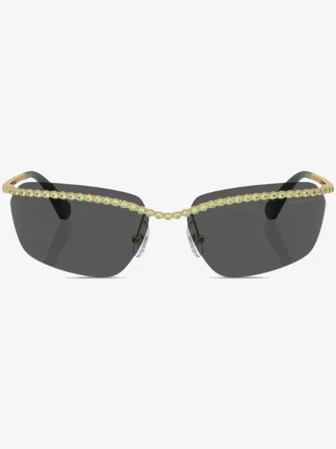Swarovski Eyewear crystal-embellished frameless sunglasses