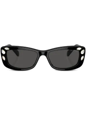 Victoria Beckham Eyewear B Frame Sunglasses | Black | FARFETCH RO