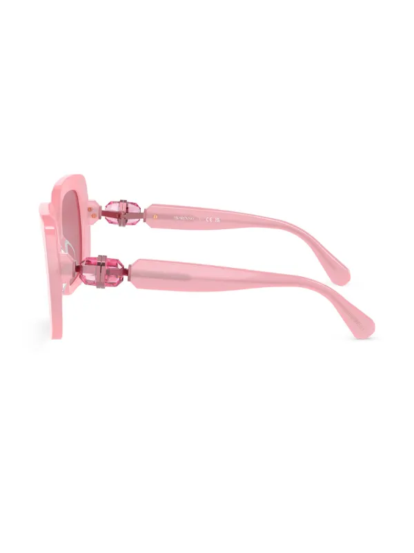 Swarovski Eyewear crystal-embellished rectangle-frame