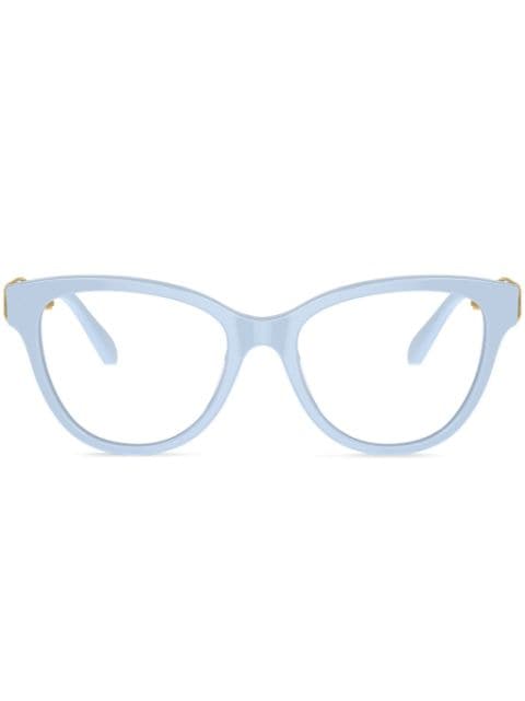 Swarovski crystal-embellished cat-eye frame glasses