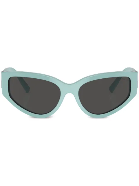 Tiffany & Co Eyewear Heart-plaque oval-frame sunglasses