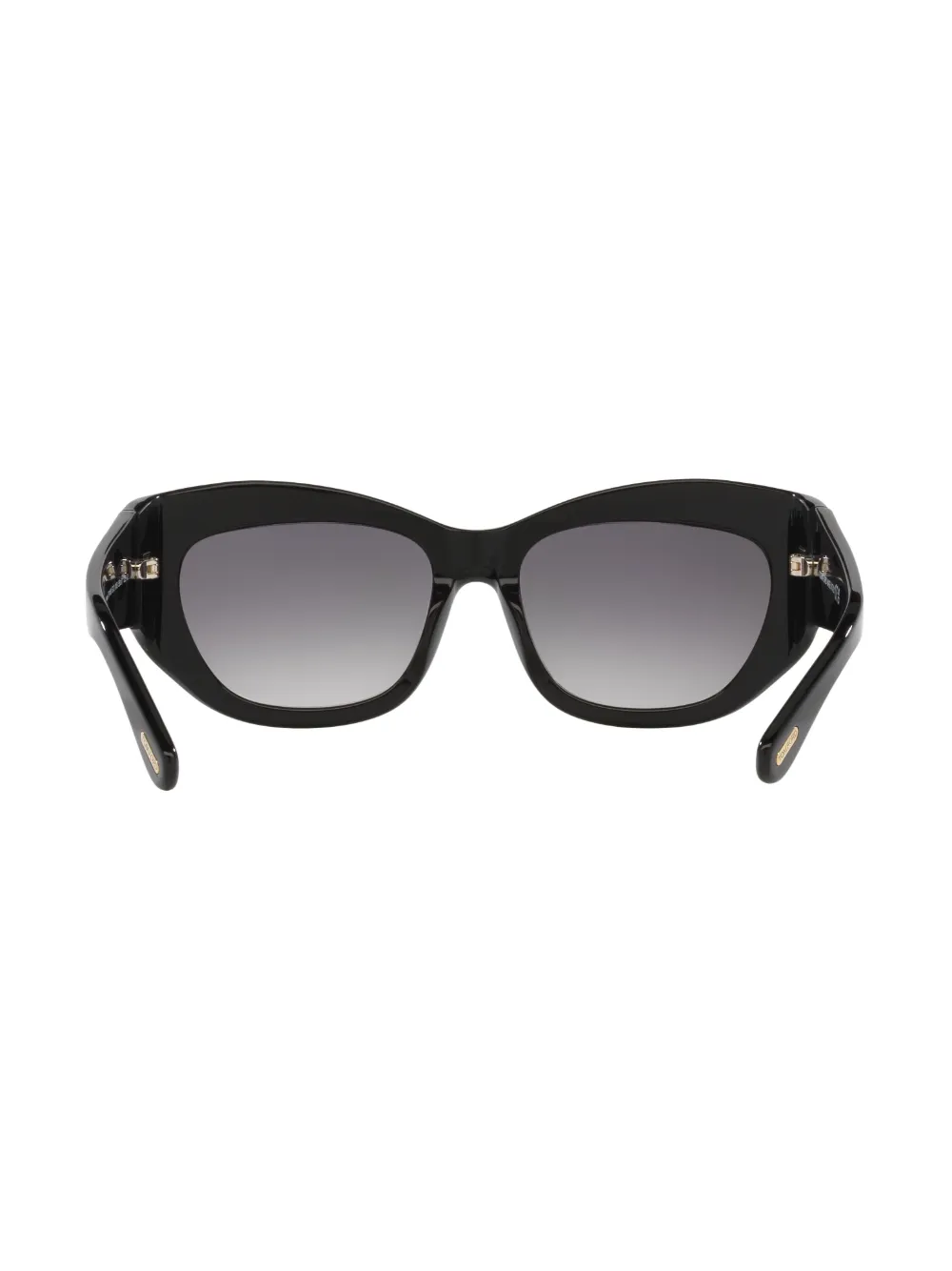 Tom Ford Womens Black Tr001702 Brianna Cat-eye Acetate Sunglasses In Black