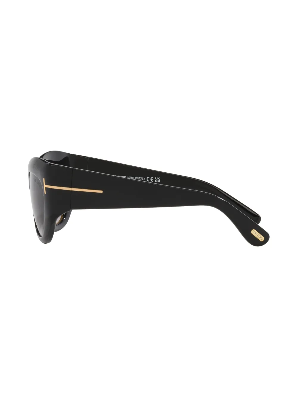 Tom Ford Womens Black Tr001702 Brianna Cat-eye Acetate Sunglasses In Black