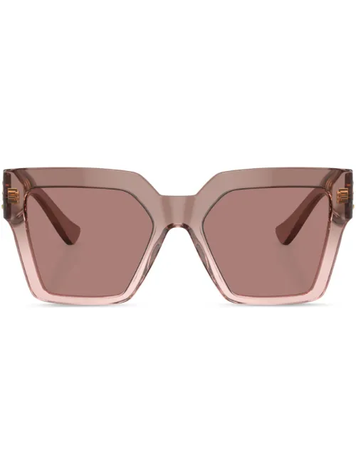 Lunettes de soleil à monture carrée - Versace Eyewear - Modalova