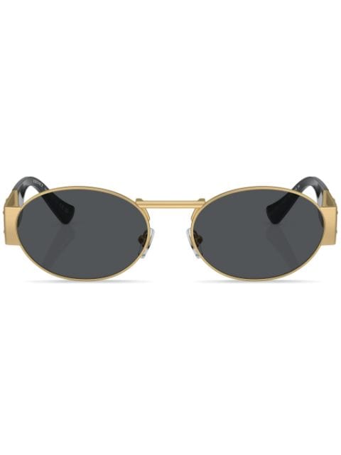 Versace Eyewear lunettes de soleil à monture rondes à logo