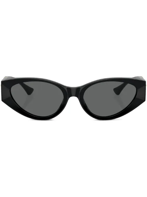 Lunettes de soleil ovales à motif Medusa - Versace Eyewear - Modalova