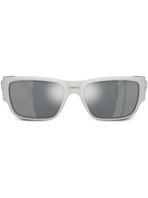 Lunettes de soleil à monture rectangulaire - Versace Eyewear - Modalova