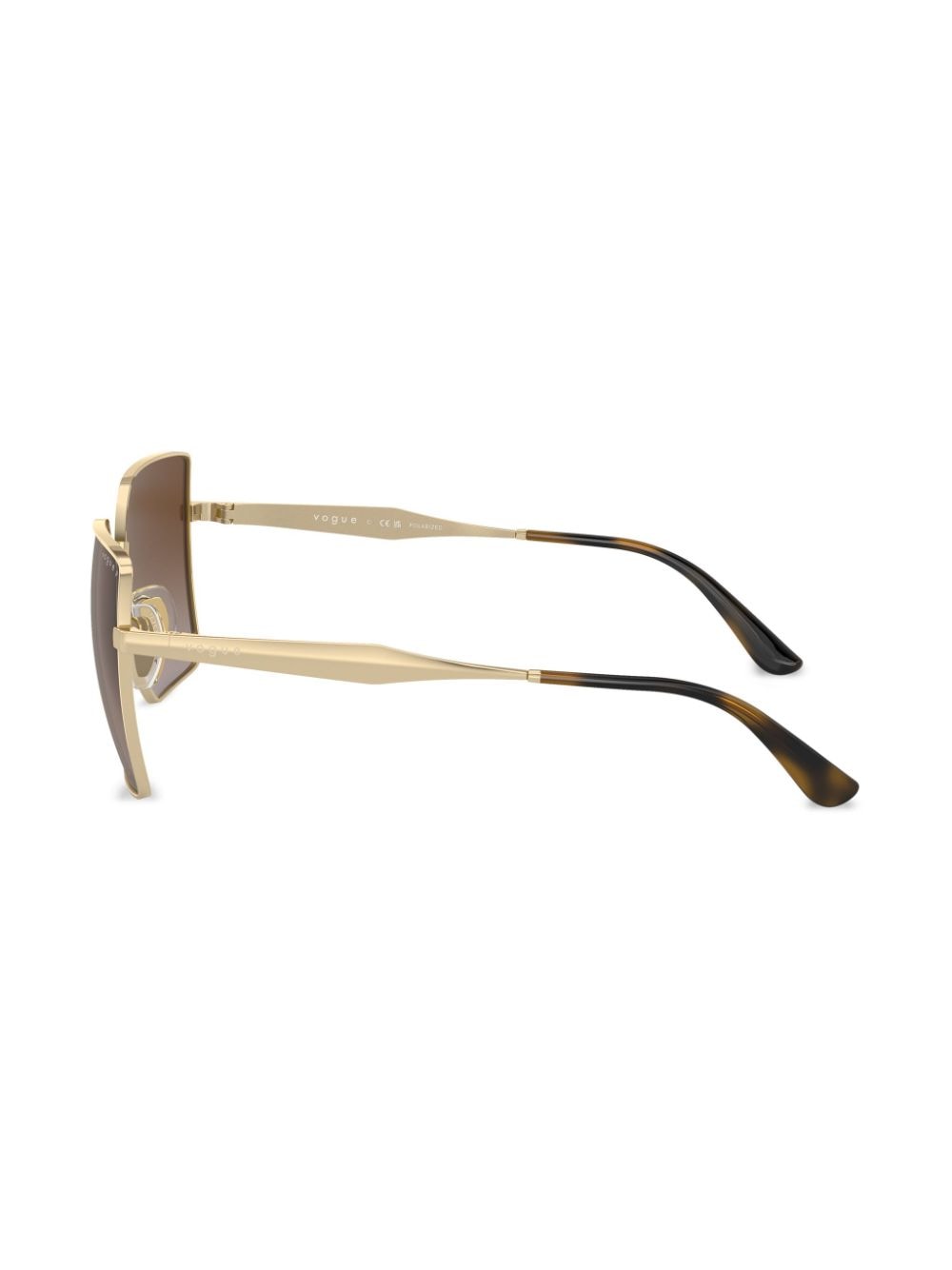 Shop Vogue Eyewear Vo4284s Square-frame Sunglasses In Gold