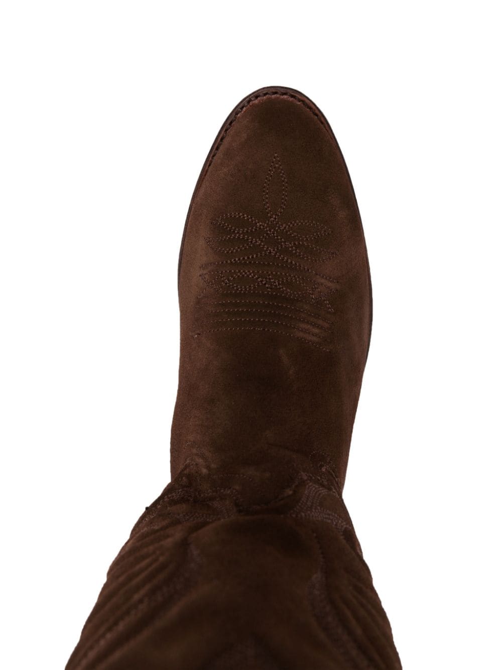 Shop Paul Warmer Kensas 50mm Almond-toe Boots In Brown