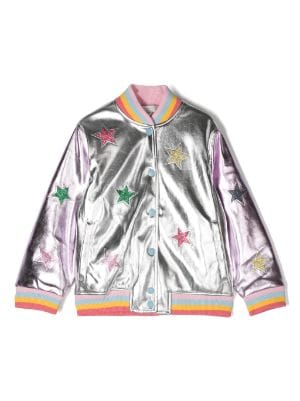 Stella McCartney Kids Appliqué Cotton Jacket