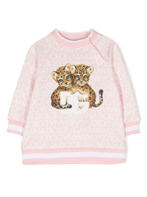 Dolce & Gabbana Kids logo-print long-sleeve sweatshirt