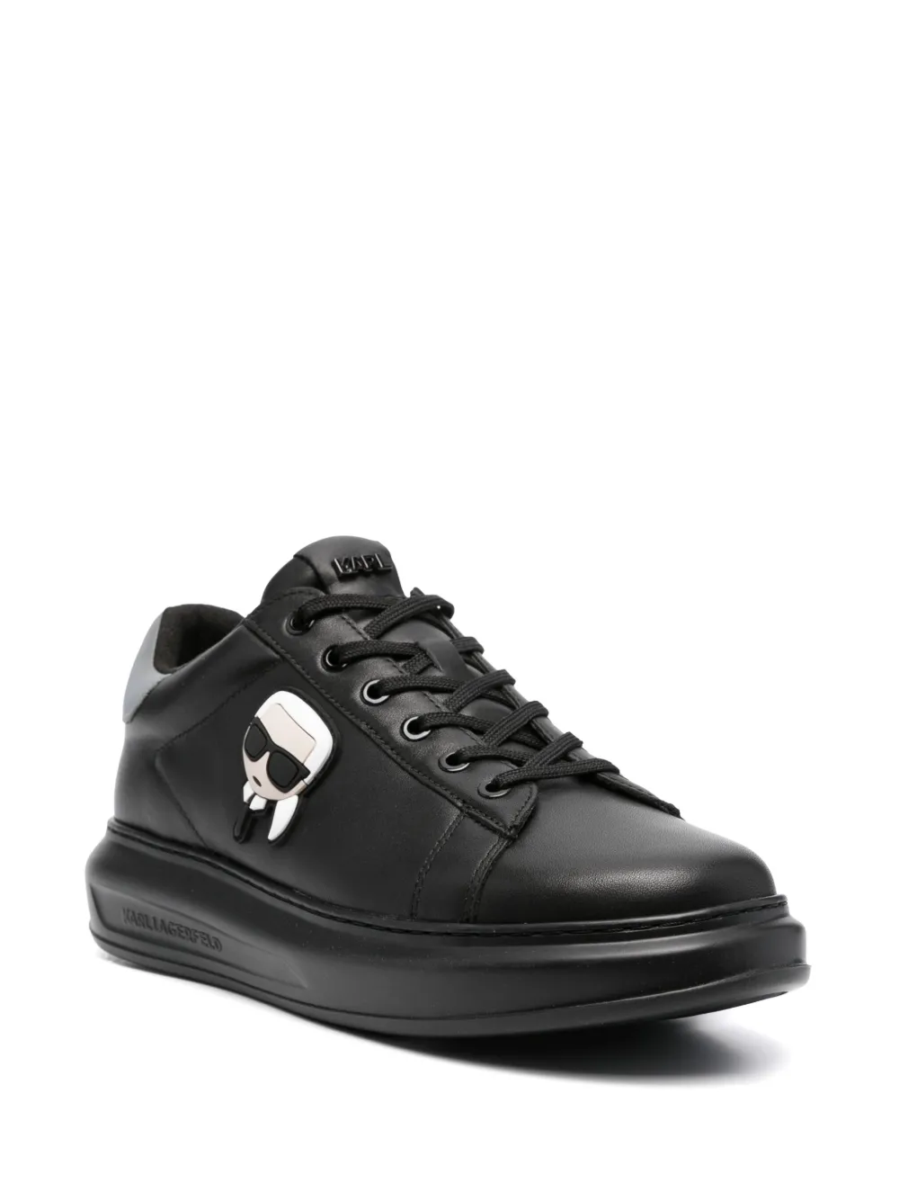 Karl Lagerfeld Iconic low-top sneakers - Zwart