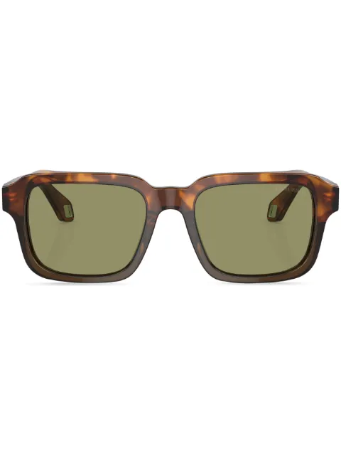 Giorgio Armani tinted-lens rectangle-frame sunglasses