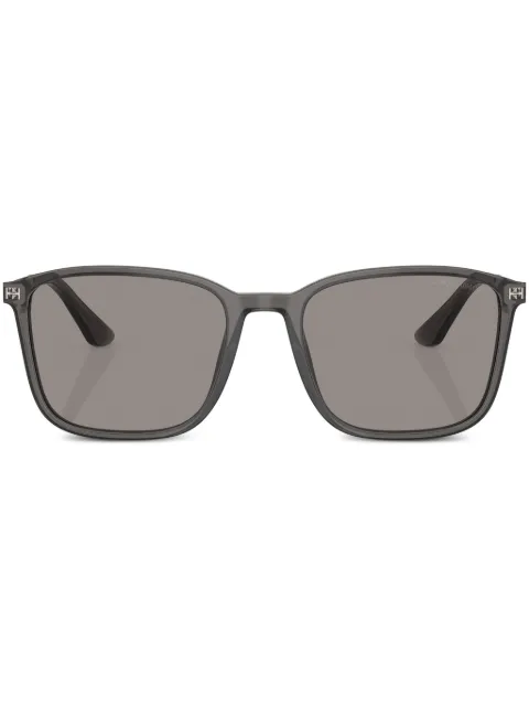 Giorgio Armani logo-print square-frame sunglasses 