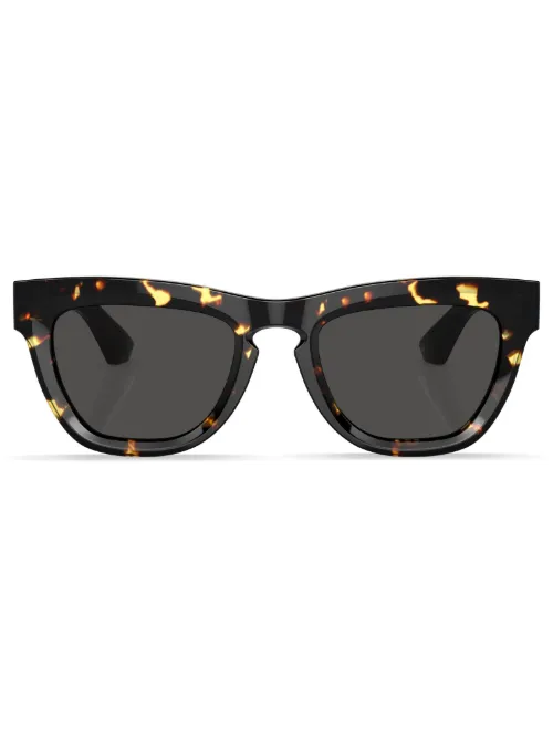 Lunettes de soleil à effet écailles de tortue - Burberry Eyewear - Modalova