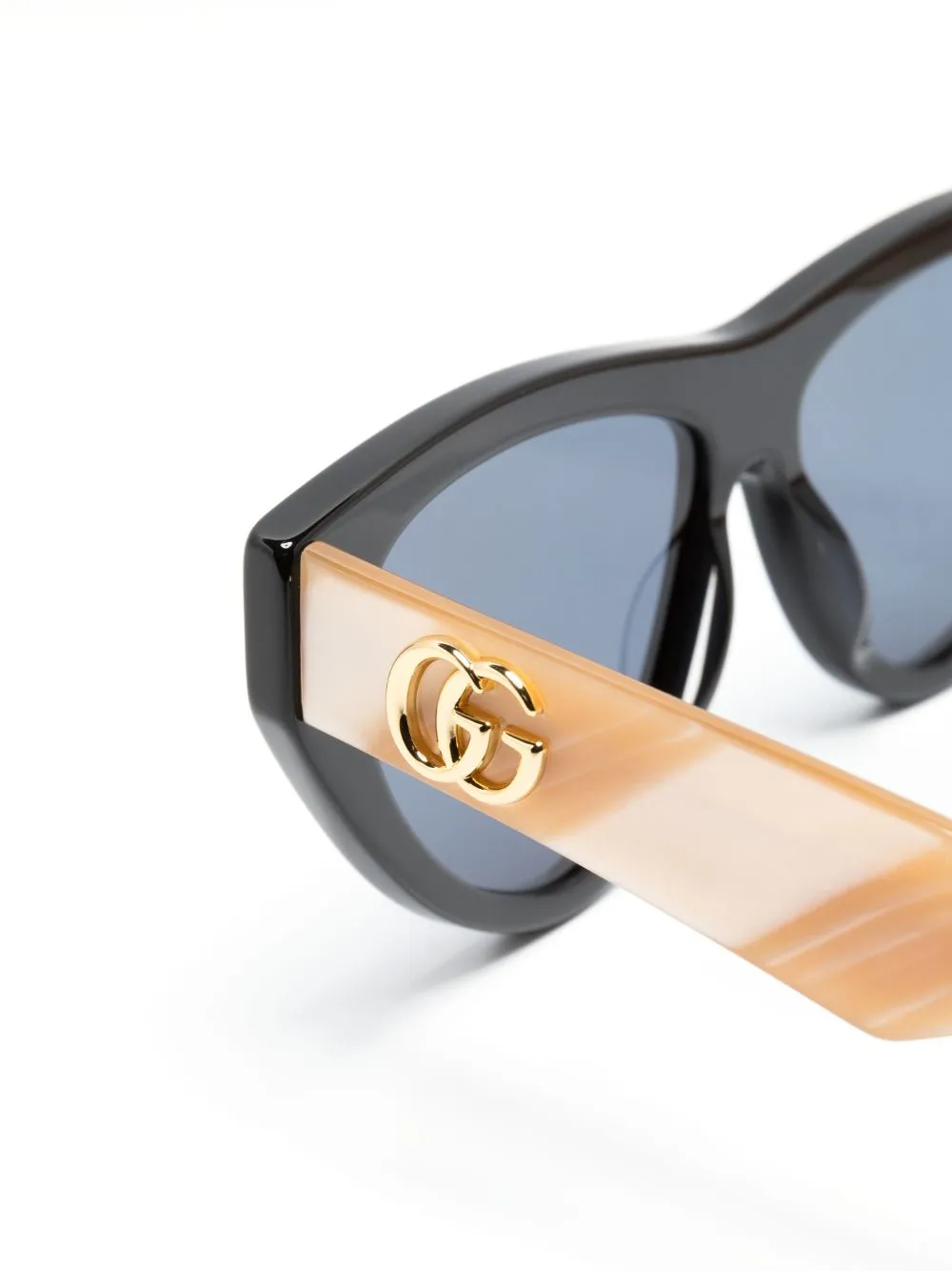 GUCCI ブラックキャットアイサングラス Gucci Eyewear キャットアイ サングラス | ブラック | FARFETCH JP