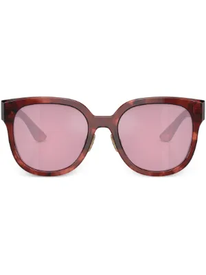 Miu Miu Eyewear トータスシェル サングラス | グリーン | FARFETCH JP