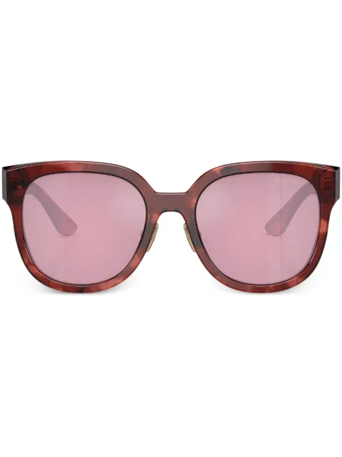 Miu Miu Eyewear logo-lettering D-frame sunglasses