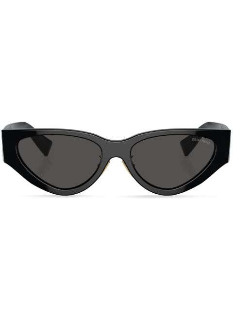 Miu Miu Eyewear logo-lettering geometric sunglasses