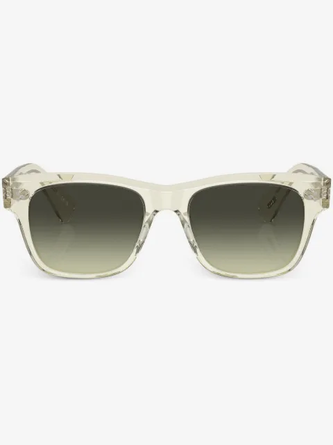 Oliver Peoples Sonnenbrille mit eckigem Gestell