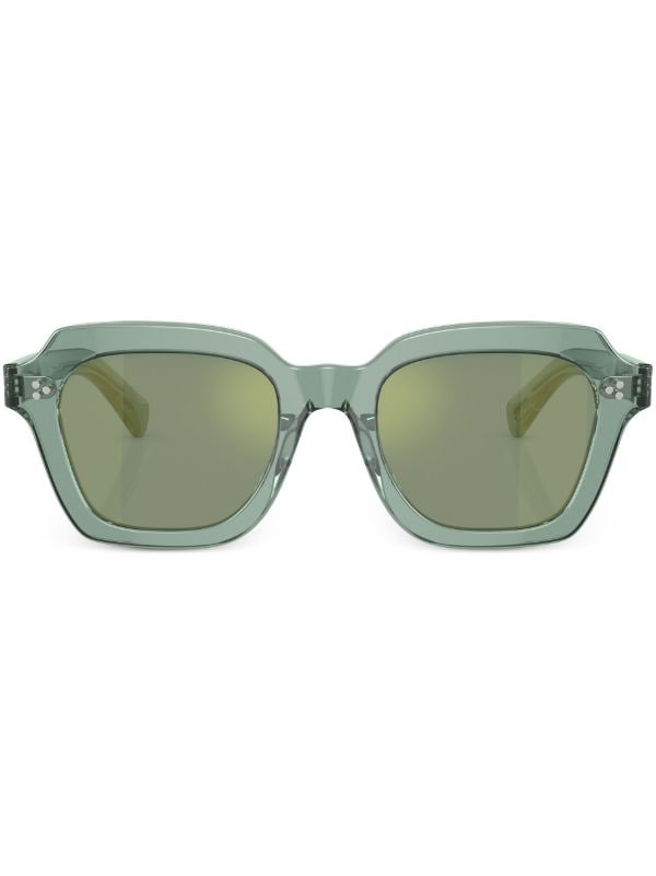 Oliver Peoples Kienna Mirrored Square Sunglasses