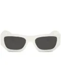 Prada Eyewear rectangle-frame sunglasses - White